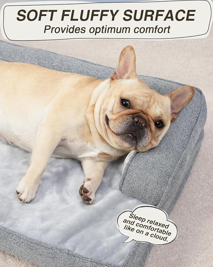 KSIIA Washable Dog Bed Large Sized Senior Dog, Orthopedic Warm Soft Pet Sofa - Image 6