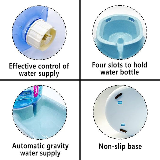 kathson Gravity Dog Water Dispenser Automatic Cat Drinking Water Station 1 - Image 2