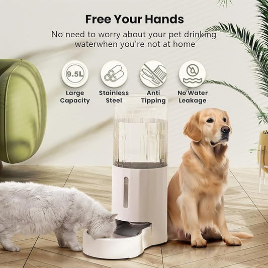CZPET 2.5 Gallon Dog Water Bowl Dispenser, Automatic Dog and Cat Water Dispenser - Image 2