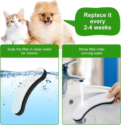 4 Pack Replacement Filters for DF10 & DF30 Automatic Pet Water Dispenser - Image 5