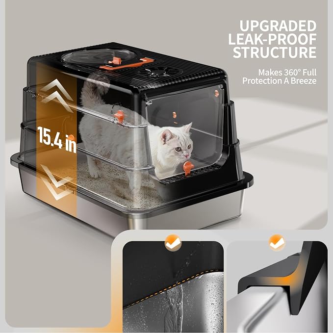 Stainless Steel Cat Litter Box - Image 4