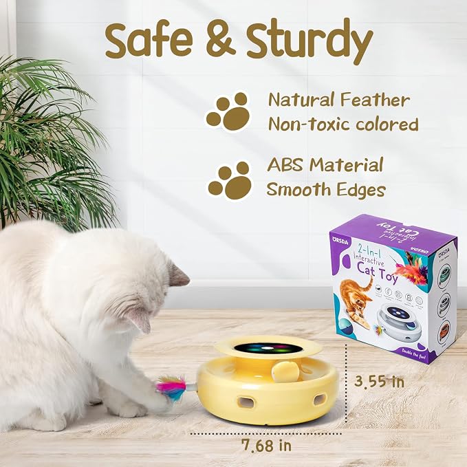 ORSDA Cat Toys 2-in-1 Interactive Cat Toys - Image 3