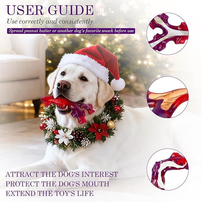 6-Pack Indestructible Dog Toys for Large Breed: Dog Toys for Aggressive Chewers - Image 4