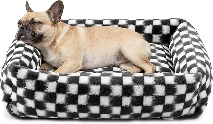 JOEJOY Small Dog Bed for Small Dogs, Rectangle Washable Orthopedic Corduroy by JOEJOY