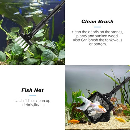 hygger Small Fish Tank Cleaner, Aquarium Cleaning Tools Kit - Image 3