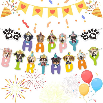 Happy Birthday Dog Party Supplies Kit - Image 6
