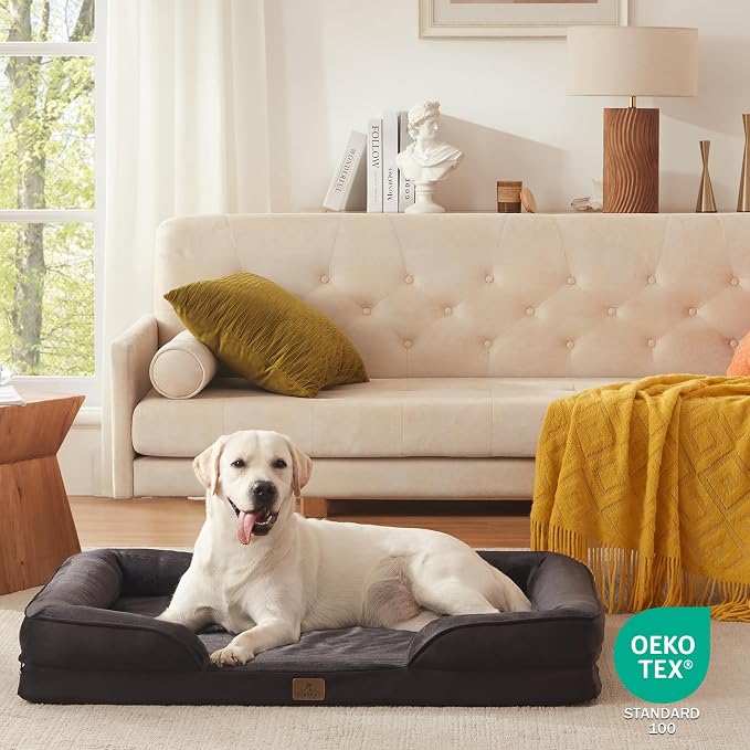 Bedfolks Orthopedic Dog Bed XL, Waterproof Dog Sofa Bed - Image 8