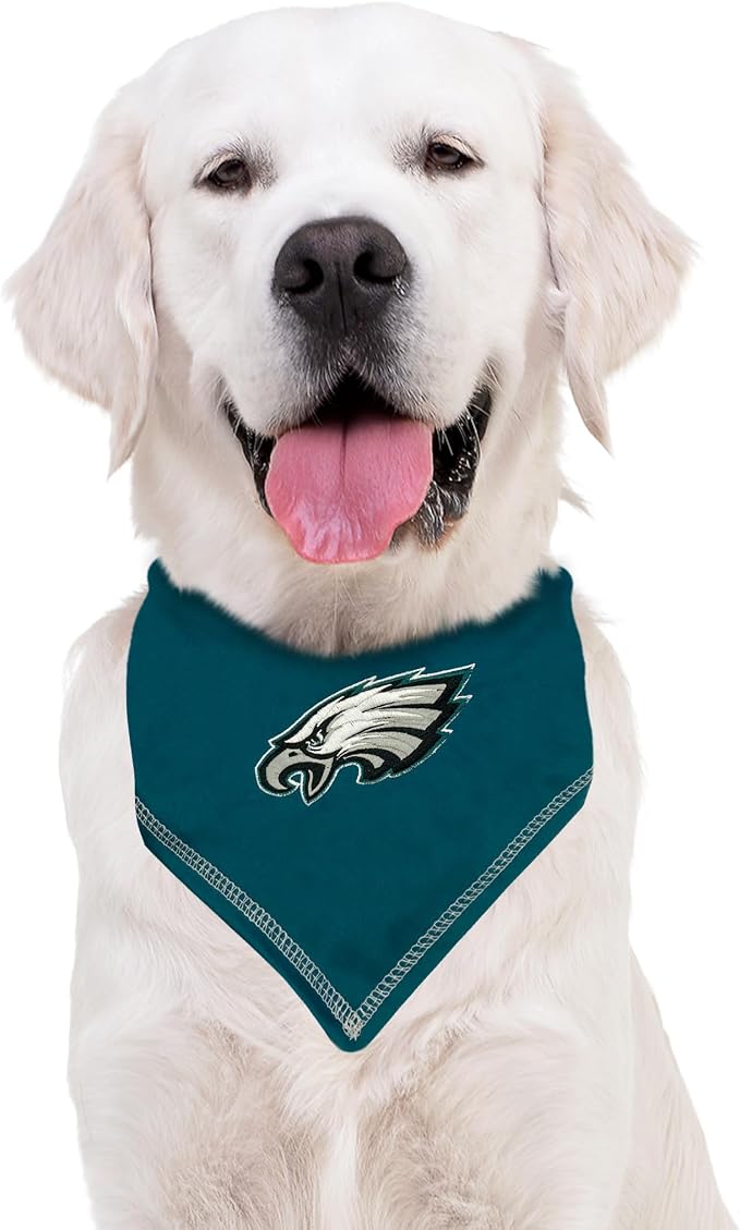 Pets First NFL Philadelphia Eagles TIE Bandana, Large/X-Large. Dog Bandana - Image 5