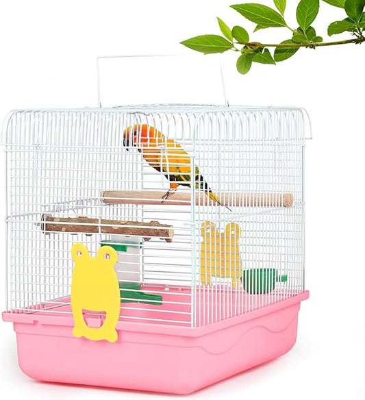 Small Bird Cage, Lightweight Travel Birdcages by COKUUCO