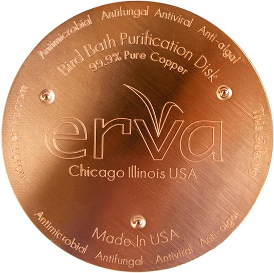 Erva Copper Bird Bath Purification Disk by Erva