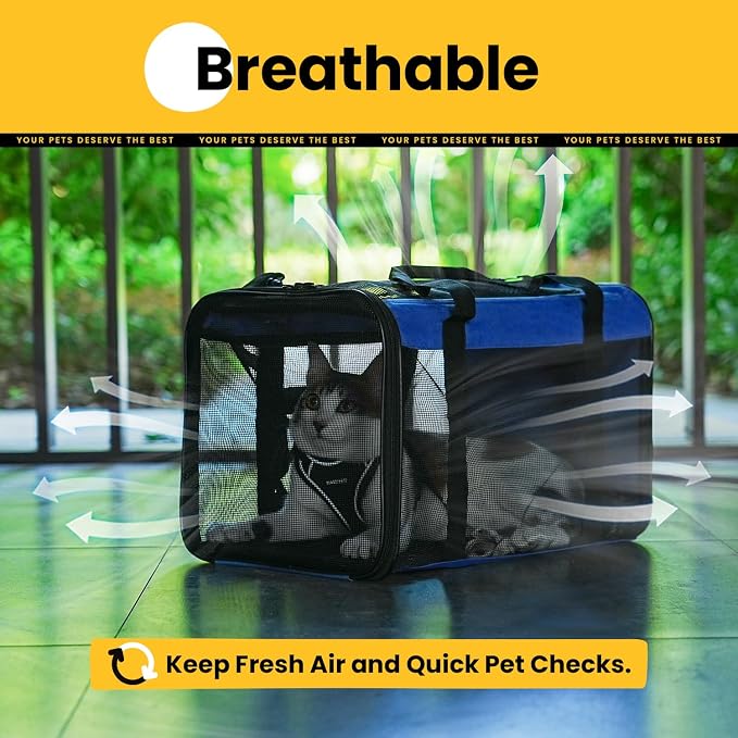 Cat Carrier Bag, Soft-Sided Pet Carriers - Image 7