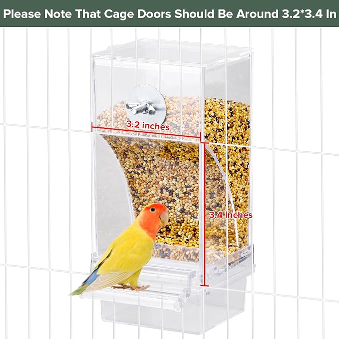 No Mess Bird Feeder & Water Dispenser Set - Image 5
