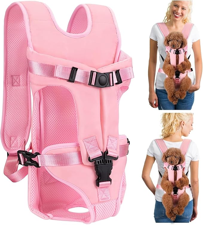 Dog Carrier Backpacks, Adjustable Dog Backpack Carrier, Legs Out Easy-fit Dog by Unknown