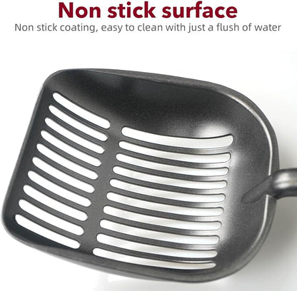 Cat Litter Scoop, Kitty Metal Scooper, Aluminum Alloy Sifter, Kitten Pooper - Image 3