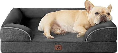 EHEYCIGA Orthopedic Dog Bed for Medium Dogs, Waterproof Memory Foam Medium Pet by EHEYCIGA