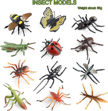 20Pcs Insect Toy Fake Plastic Bugs Figures - Image 7