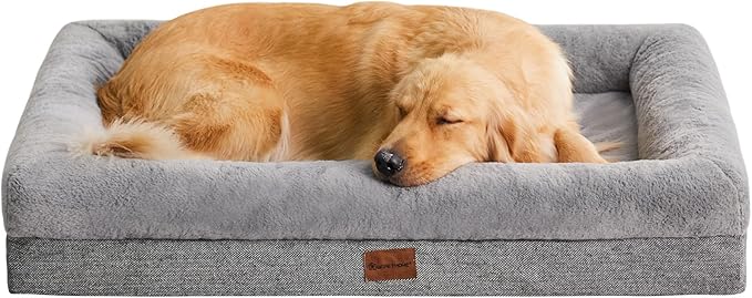 BFPETHOME Orthopedic Dog Bed for Large Sized Dogs – Washable Dog Couch Bed by BFPETHOME