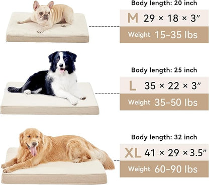 Memory Foam Large Dog Bed, Cooling Dog Beds - Image 7