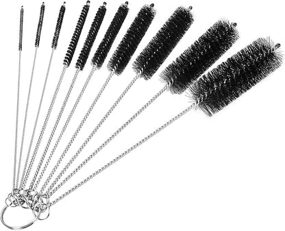 CiaraQ Bottle Cleaning Brushes, 8 Inch Nylon Tube Brush Set, Cleaner by CiaraQ