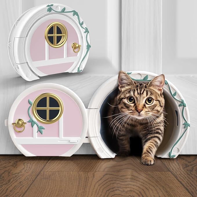 Gnome® Door Cat Door for Interior Doors by PurrfectPortal