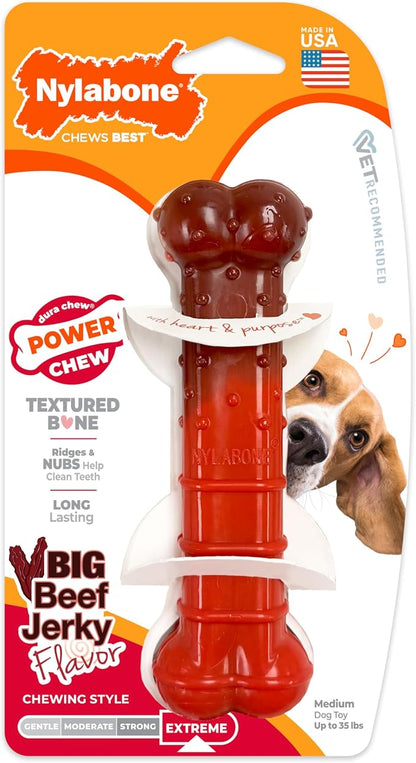 Nylabone Textured Bone Power Chew Toy - Image 9
