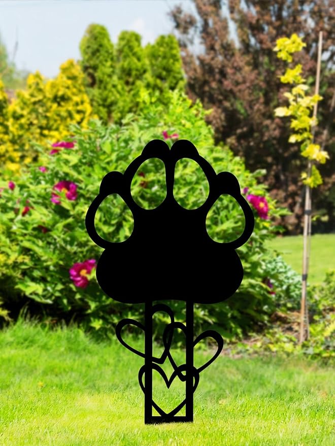 Memorial Garden Stake — Metal Cross Grave Marker Designed - Image 4