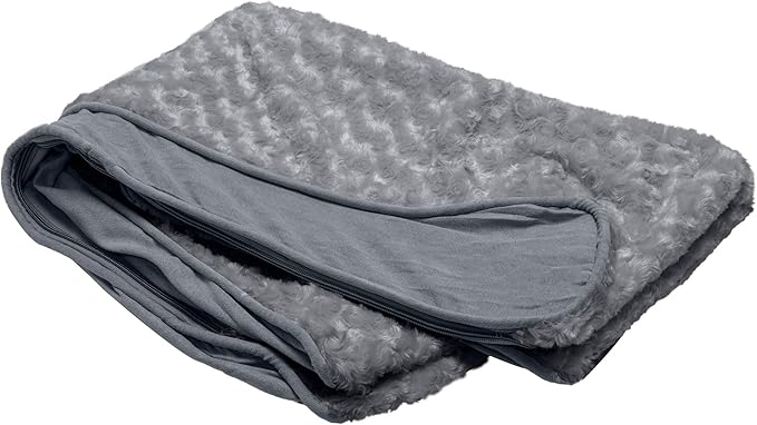 Furhaven Replacement Dog Bed Cover Ultra Plush Faux Fur & Suede Contour Luxe by FurHaven