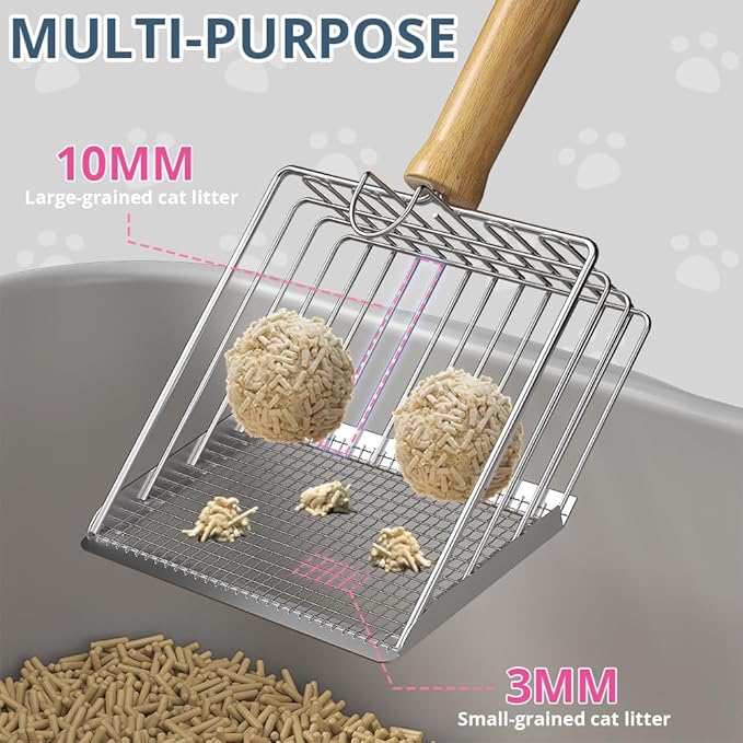 Cat Litter Scoo Easy Use Metal Litter Scoop - Image 5