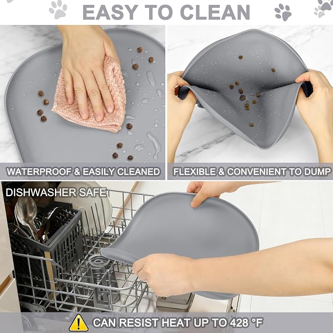 Small Silicone Pet Food Mat - Image 6
