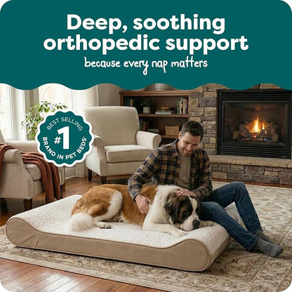 Furhaven Orthopedic Dog Bed for Extra Large Dogs w/ Removable Washable Cover - Image 2