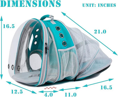 Dual Expandable Cat Backpack Carrier, Fit up to 20 lbs, Expandable Pet Carrier - Image 3