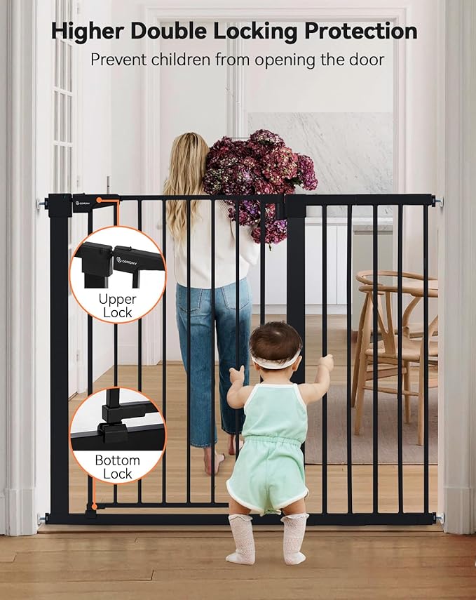 COMOMY 36" Extra Tall Baby Gate - Image 6