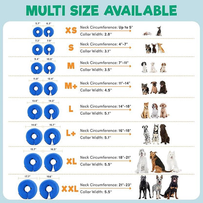 BENCMATE Inflatable Dog Cone Collar Alternative, Soft Dog Cone - Image 5