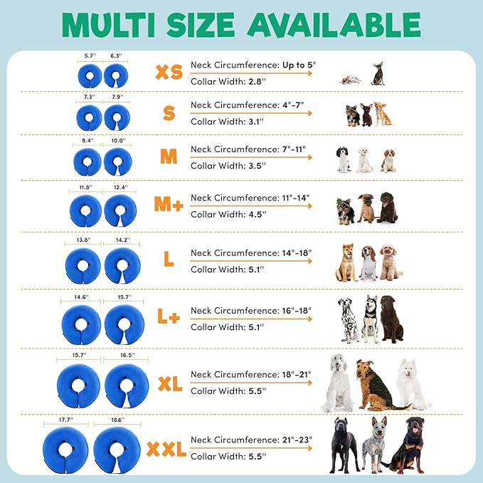 BENCMATE Inflatable Dog Cone Collar Alternative, Soft Dog Cone - Image 4