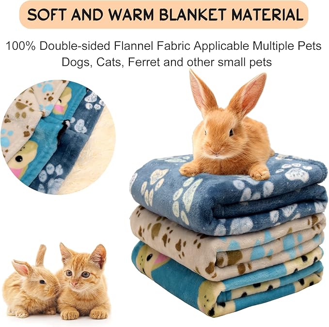 Rezutan Dog Blanket for Medium Dogs, 1 Pack 3 Premium Soft Cat Puppy Blankets - Image 8