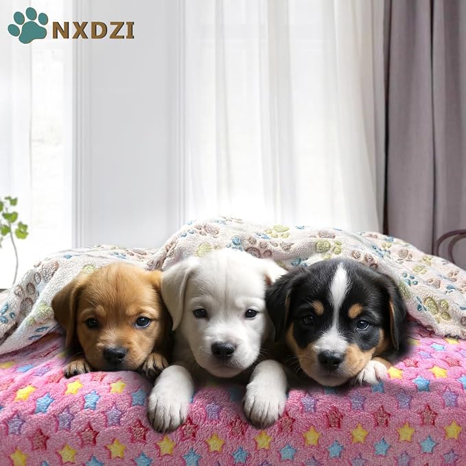 Dog Blankets for Medium Large Dogs Washable, 3 Pack Pet Blanket Washable 41" x - Image 2