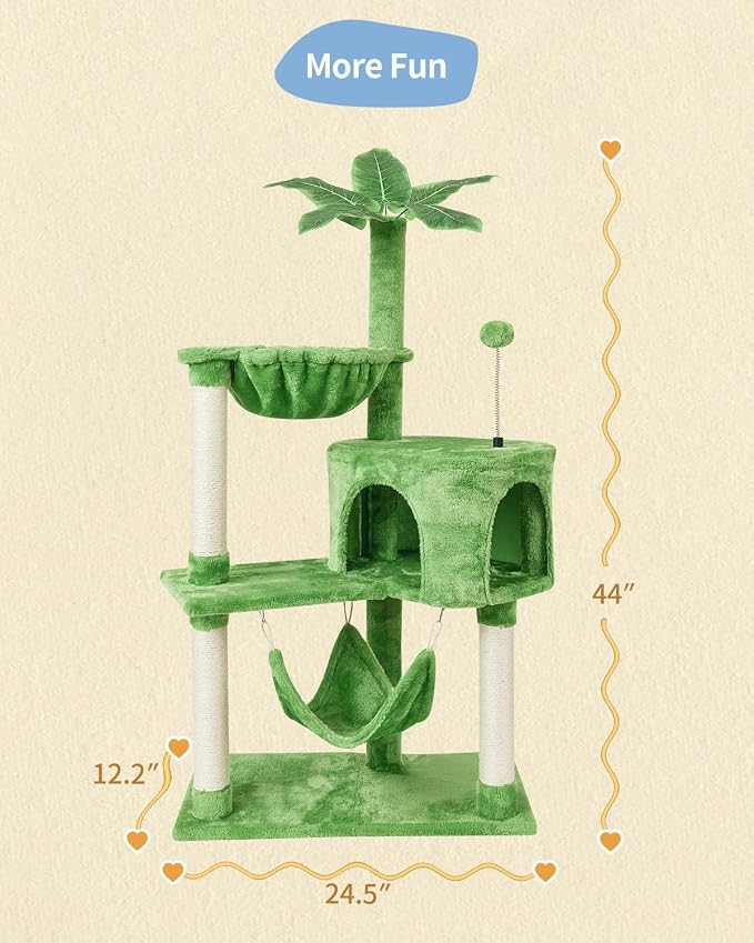 KIYUMI Cat Tree Cat Tower Condo - Image 6