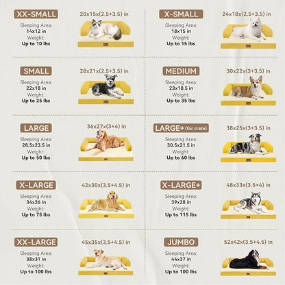 Large Dog Bed Orthopedic Washable - Image 3