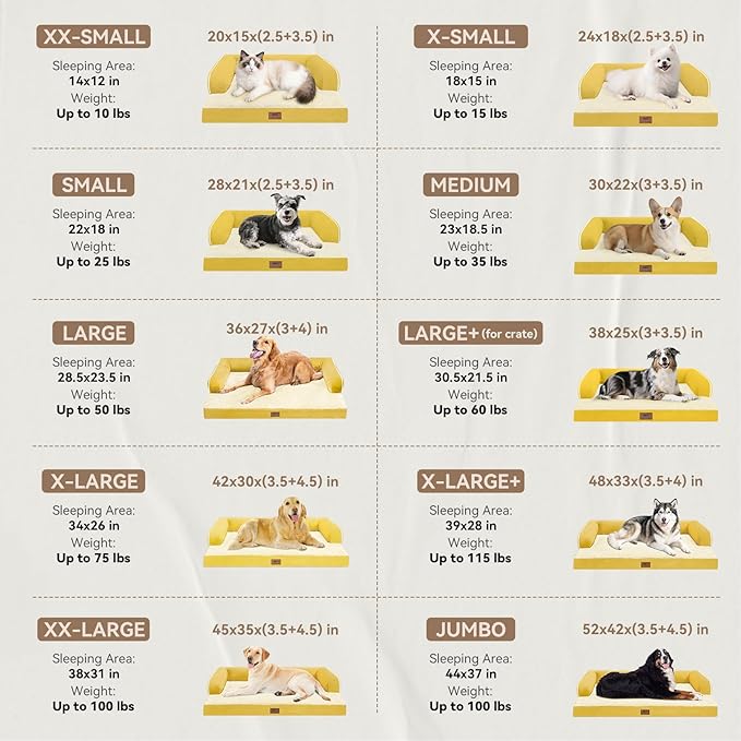 Large Dog Bed Orthopedic Washable | Beds Bolster Pet - Image 3