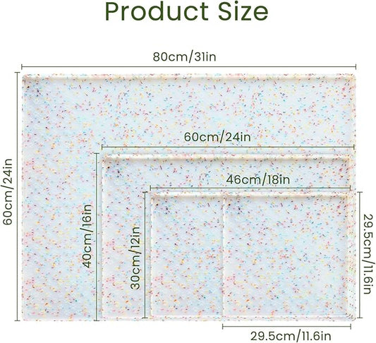 Ptlom Dog Food Mat Anti-Slip Dog Bowl Mats - Image 2