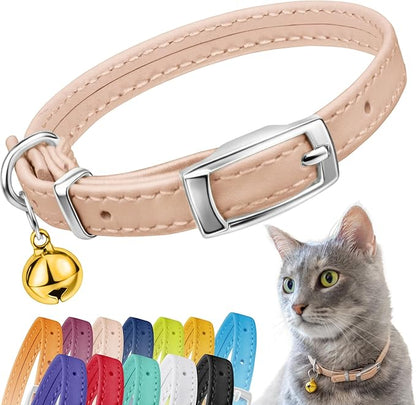 CollarDirect Leather Cat Collar, Kitten Collar by CollarDirect