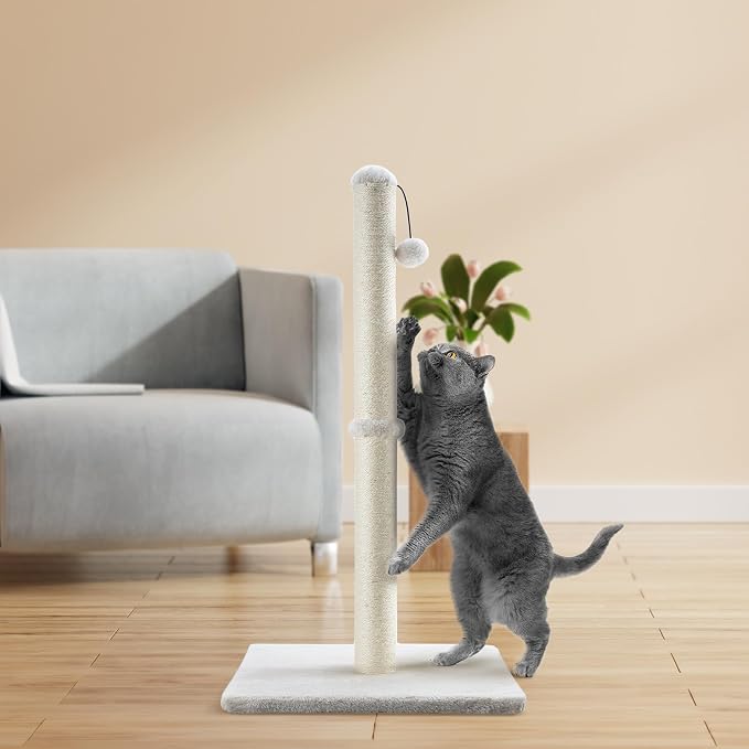 Dimaka 29" Height Tall Cat Scratching Post, Claw Scratcher - Image 6