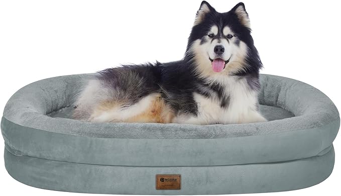 Orthopedic Waterproof Large Dog Bed: Memory Foam Washable Dog Bed by Wozoke