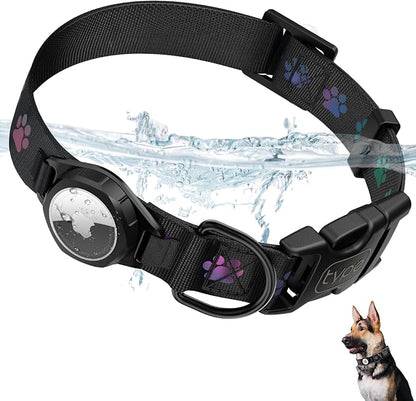 Dog Collar with Airtag Holder, IP67 Waterproof Reflective AirTag Dog Collars by typecase