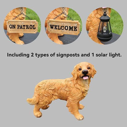 Golden Retriever Statue Outdoor Decorations – Outdoor Dog Statue Standing - Image 3
