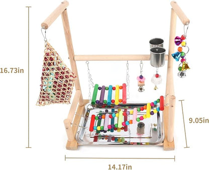 Bird Playground, Playstand for Parrot Cage Accessories - Image 6