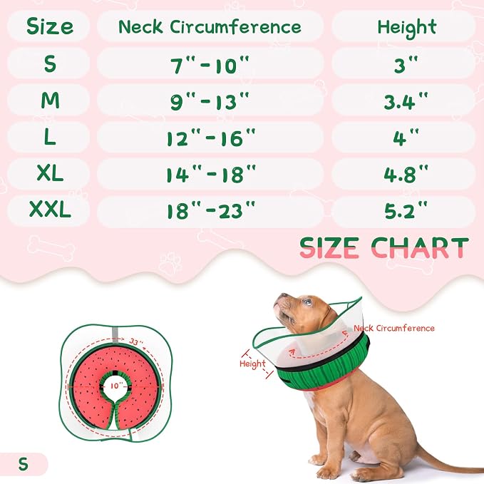 Supet Raised Inflatable Dog Cone Collar to Stop Licking, Soft Dog Cone - Image 6