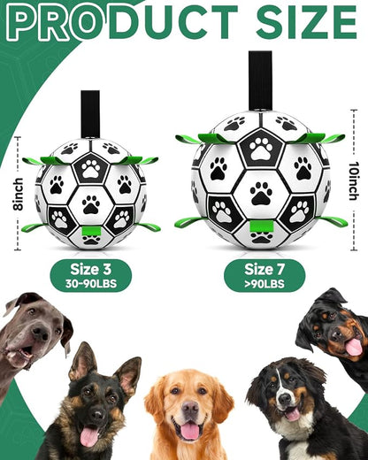 QDAN 10 Inch Gaint Dog Soccer Ball - Image 2