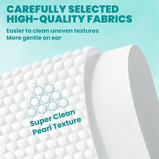 Ear Cleaner Finger Wipes 120 Counts, Dog Ear Cleaner, Grooming Kit Care - Image 6