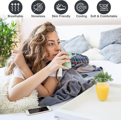 Waterproof Mattress Protector Full, Fitted Sheet Style Breathable Mattress Cover - Image 2